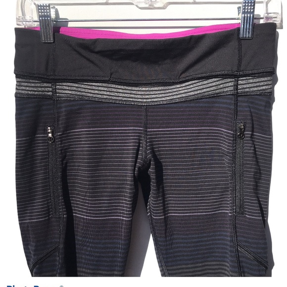🦄 LULULEMON OM Stripe legging PANTS 6 rare - Picture 5 of 7